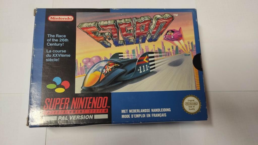 F-zero Nintendo SNES met doos en handleiding, Games en Spelcomputers, Ophalen