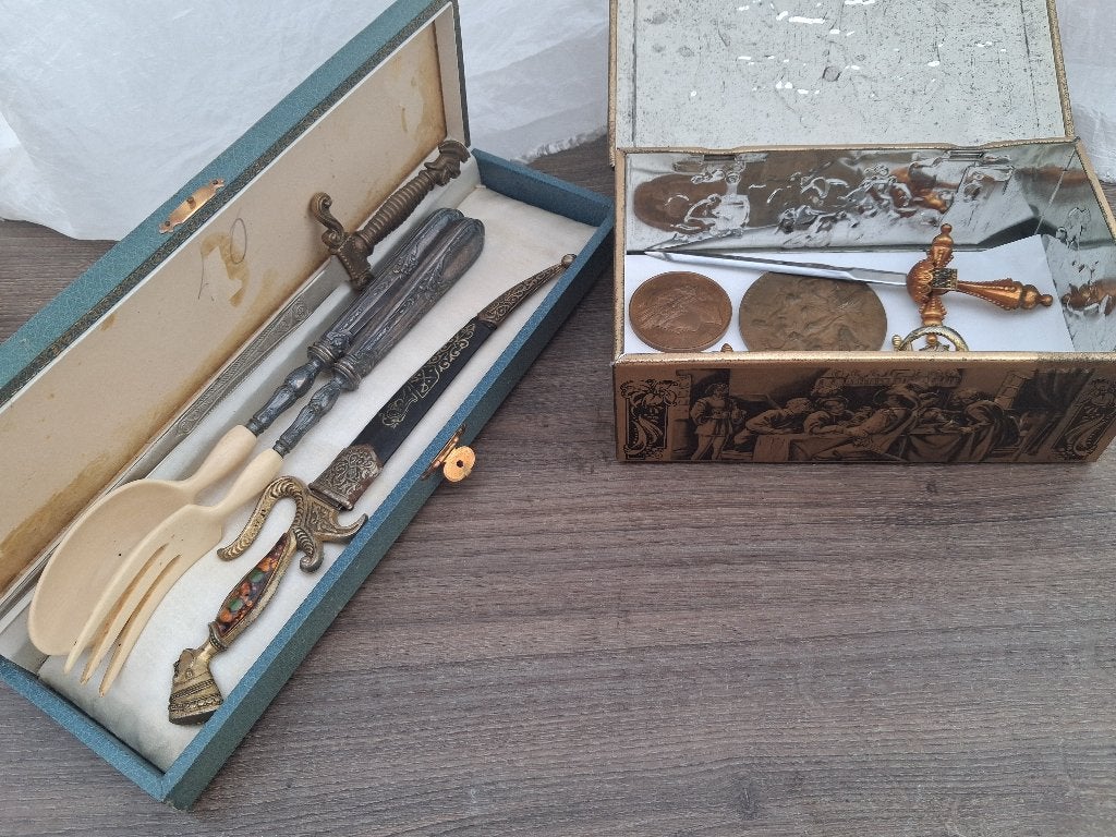 Lot antieke spullen, Ophalen of Verzenden, Zo goed als nieuw