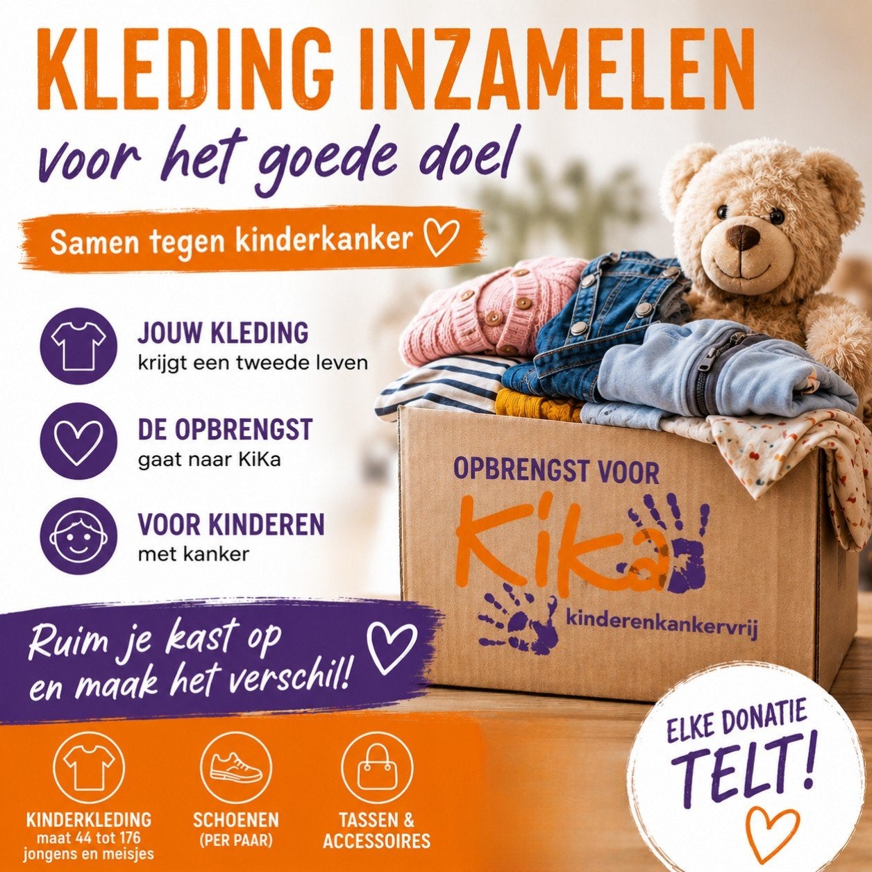 ️ Help mee in de strijd tegen kinderkanker! ️, Kinderen en Baby's, Ophalen, Zo goed als nieuw