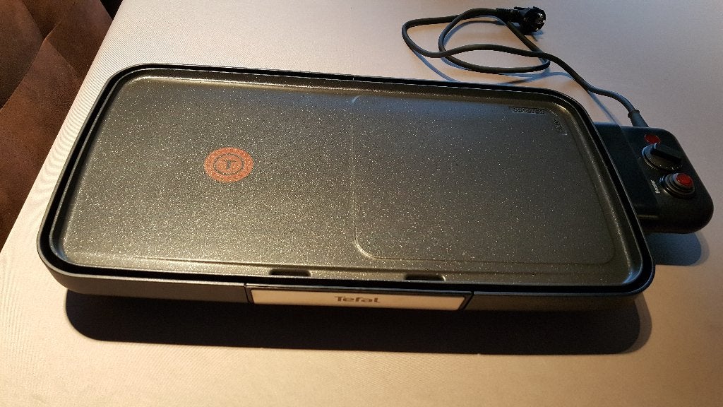 Tefal Plancha Booster XL, Elektronische apparatuur, Ophalen, Zo goed als nieuw, Tafelgrill