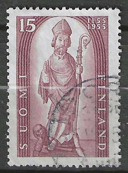 Finland 1955 - Yvert 422 - Evangeliesatie - 15 m. (ST), Postzegels en Munten, Postzegels | Europa | Scandinavië, Verzenden, Finland
