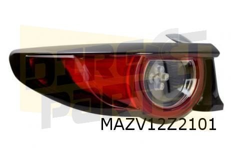 Mazda 3 (3/19-) Achterlicht Links buiten (5-drs.) Origineel!, -, Verzenden, -, Nieuw