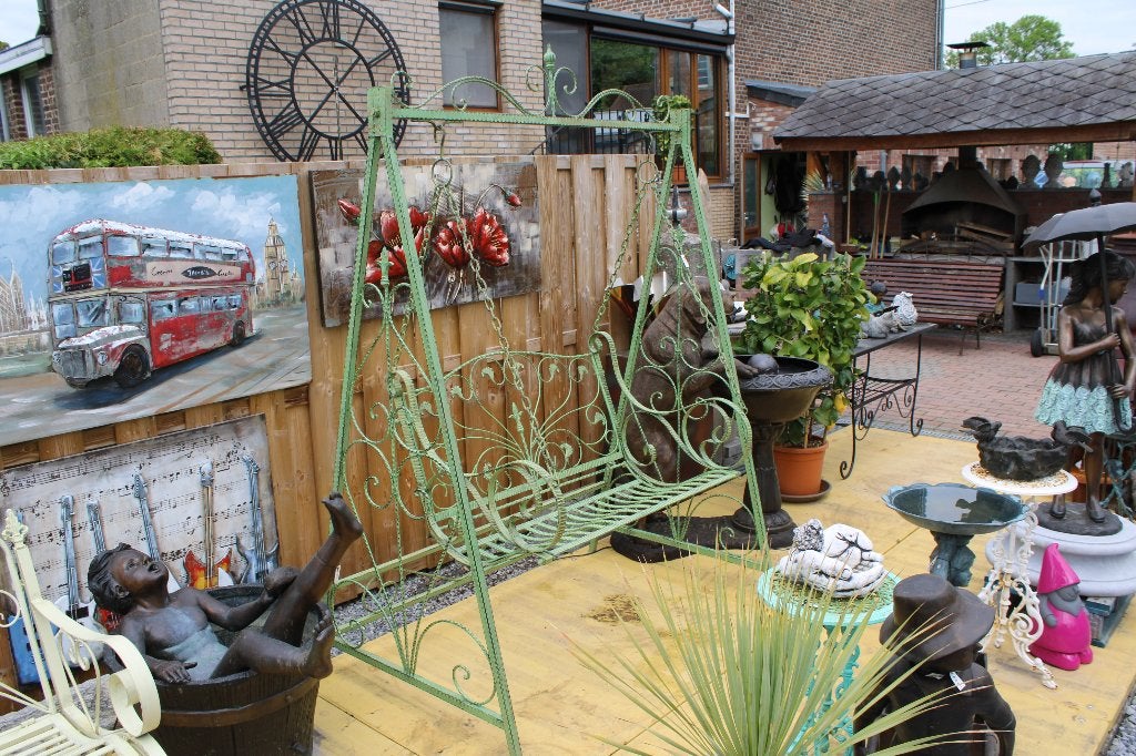banc de jardin , balancelle en fer forgé couleurs, Jardin & Terrasse, Enlèvement, Neuf