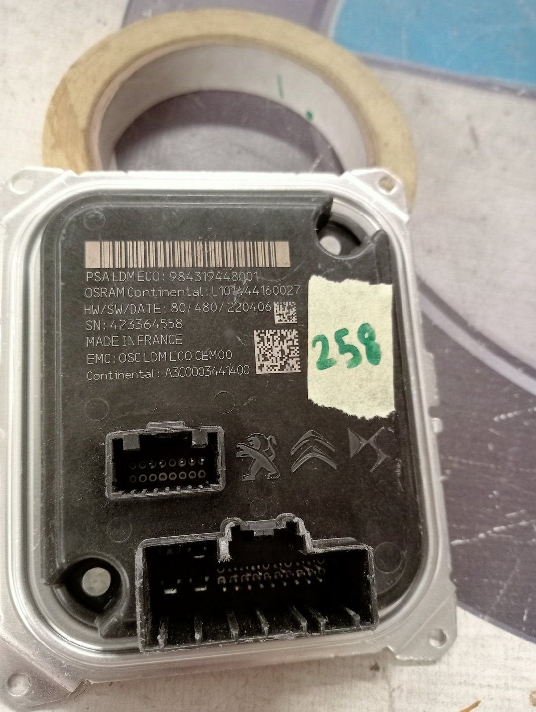 Citroen C5 X (NC/ND)  koplamp module A3C0003441400, Auto-onderdelen, Gebruikt, -, Ophalen of Verzenden, -
