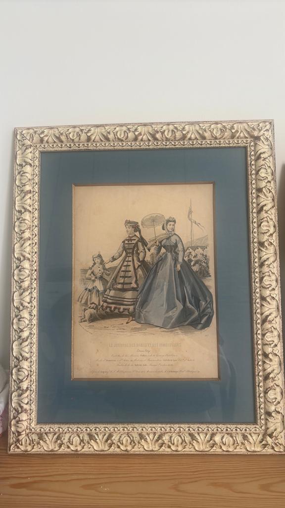 Cadres « Le journal des dames et demoiselles », Enlèvement
