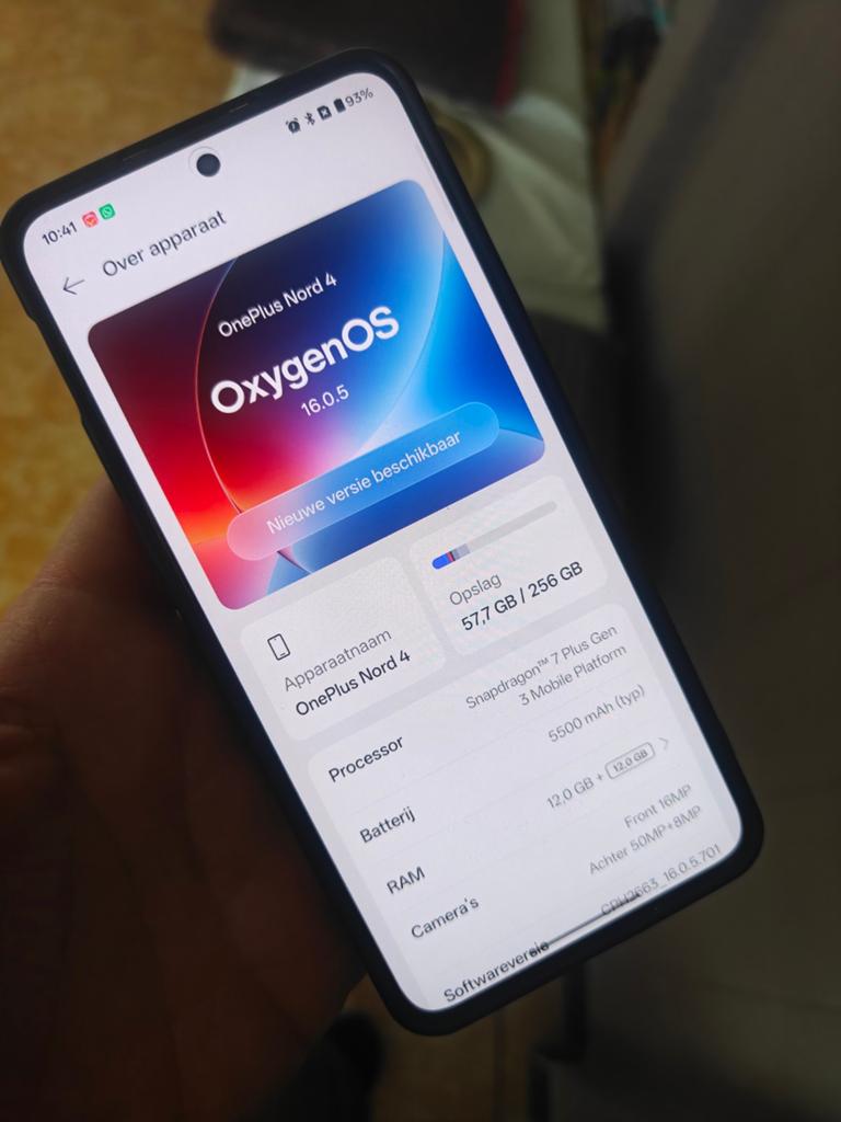 Oneplus Nord 4 256gb als nieuw, Telecommunicatie, Mobiele telefoons | Samsung, Ophalen of Verzenden