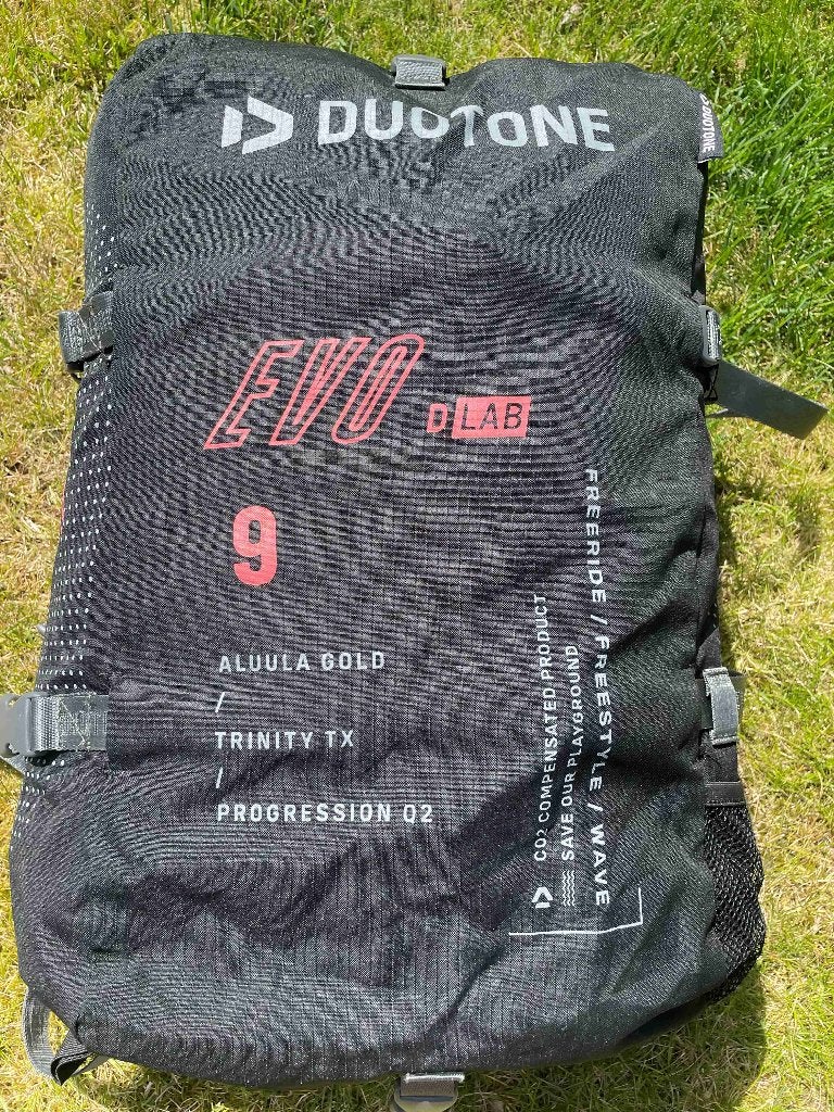 kite duotone evo dlab 9m, Enlèvement, Utilisé, 9 m², Kite