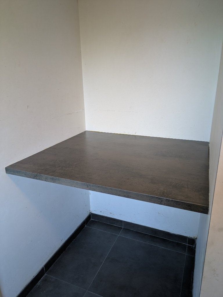 Houten werkblad, Ophalen, Gebruikt