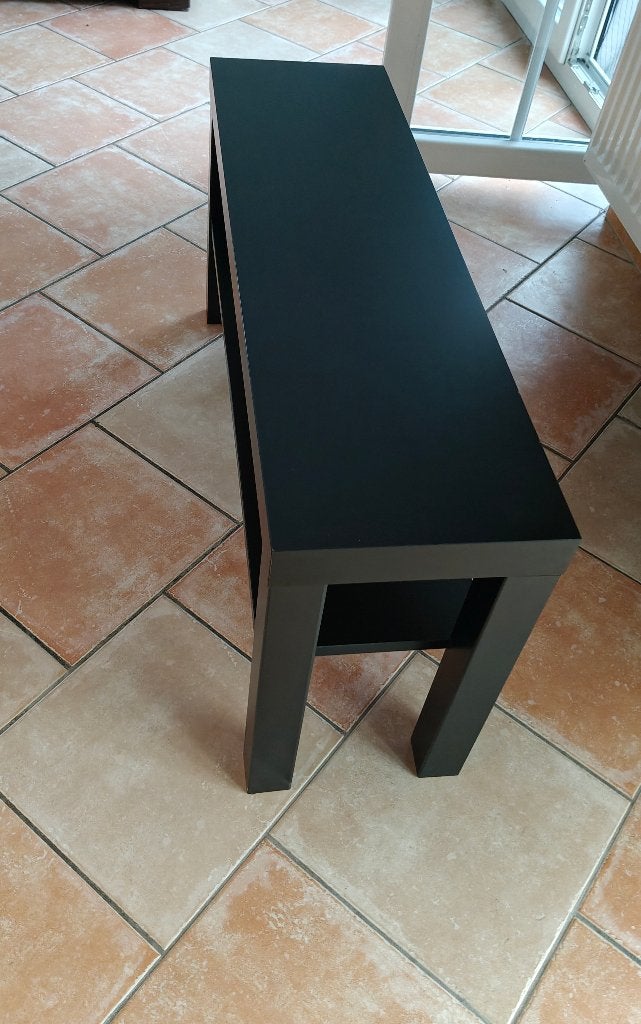 Petit meuble TV noire - Small TV stand black, 25 à 50 cm, Moins de 100 cm, Comme neuf, Enlèvement