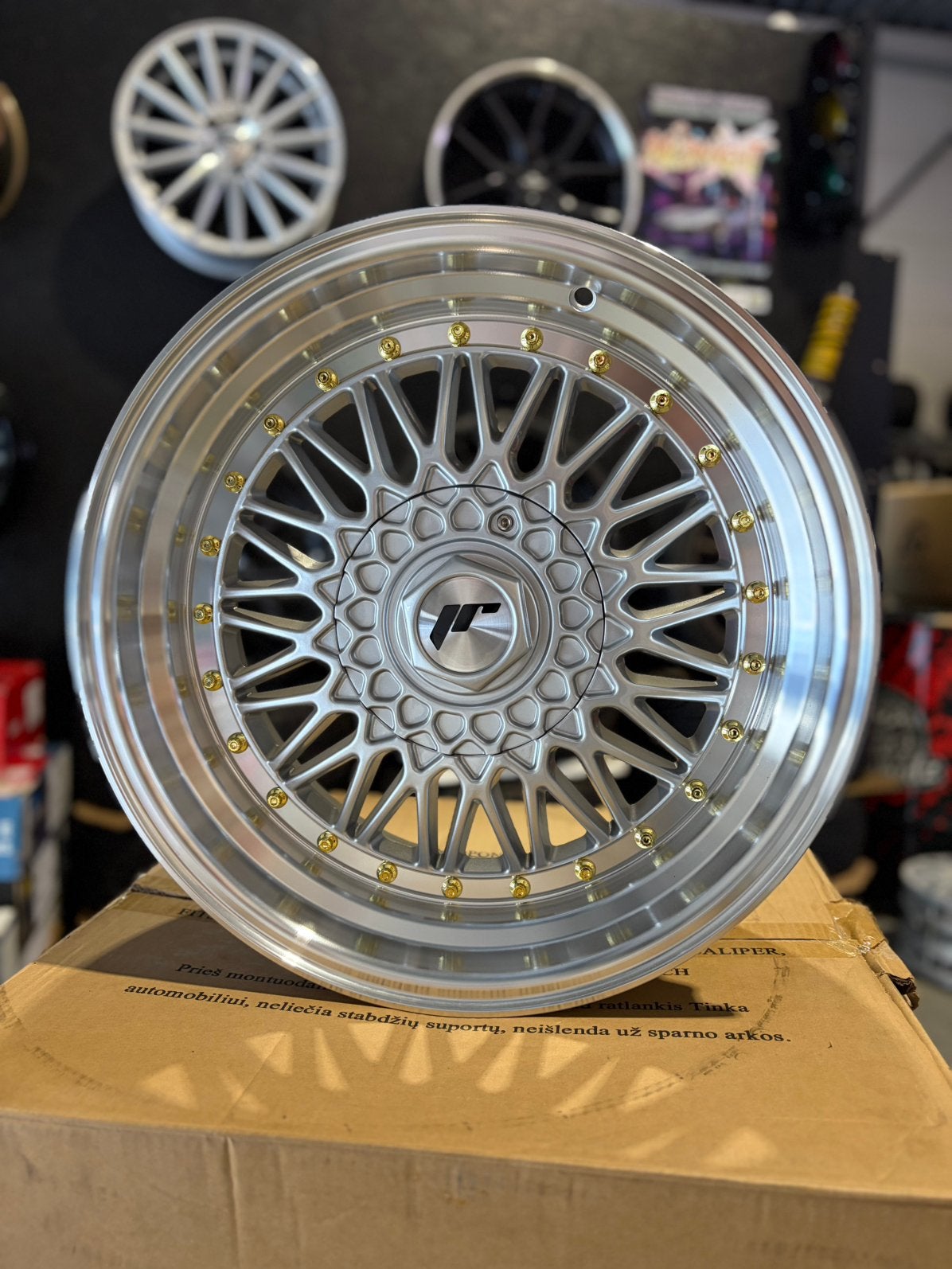 17” Japan racing jr9 silver, Ophalen