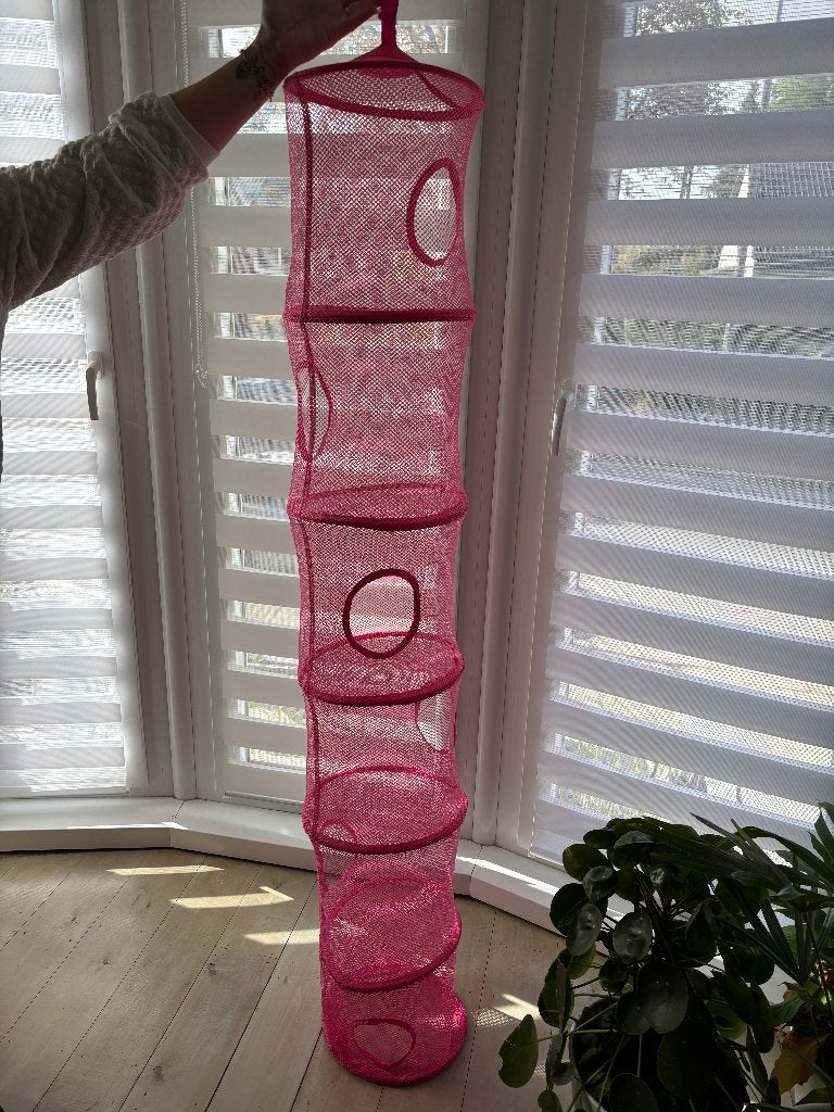 Rangement suspendu 6 poches rose, Enlèvement ou Envoi, Meuble de rangement, Rose, IKEA