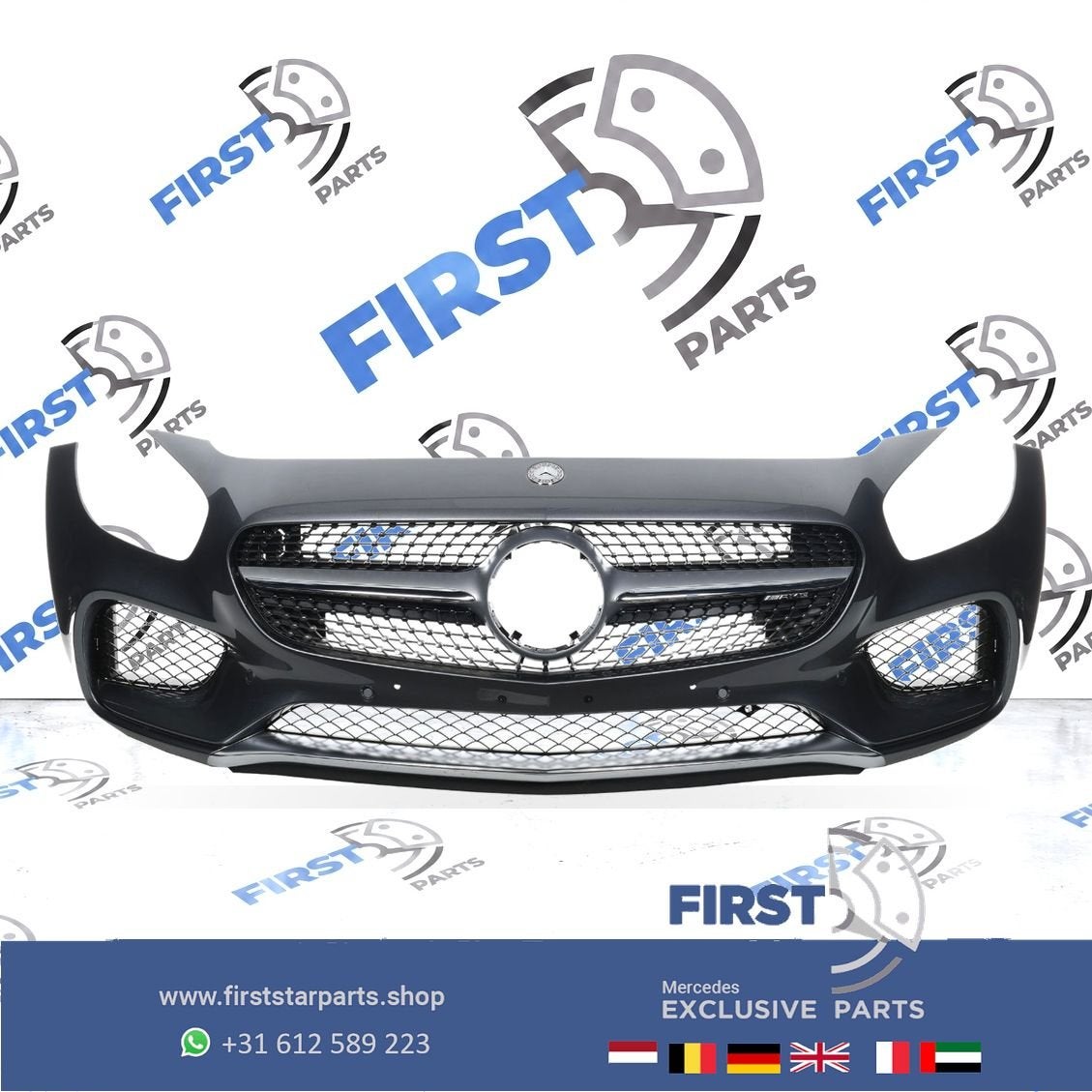 W190 AMG GT BUMPER COMPLEET Mercedes GT GTC GTS AMG VOORBUMP