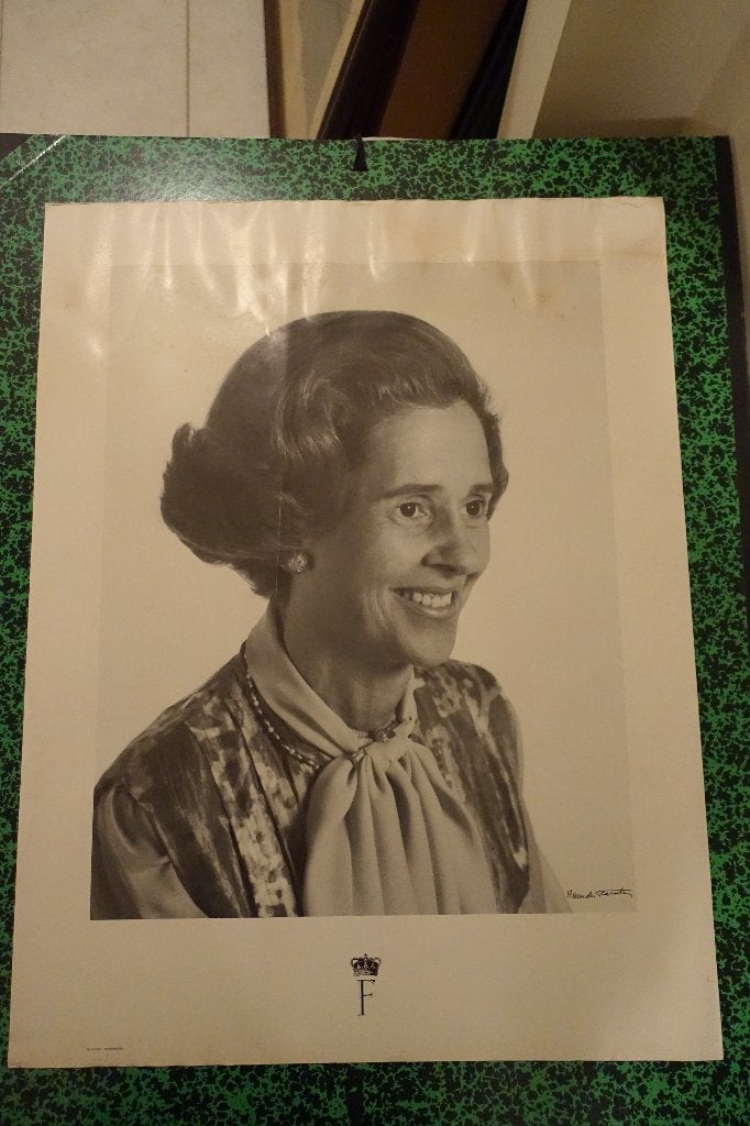 RYL #16 - STAATSIEPORTRET KONINGIN FABIOLA, Collections, Enlèvement ou Envoi, Utilisé, Carte, Photo ou Gravure