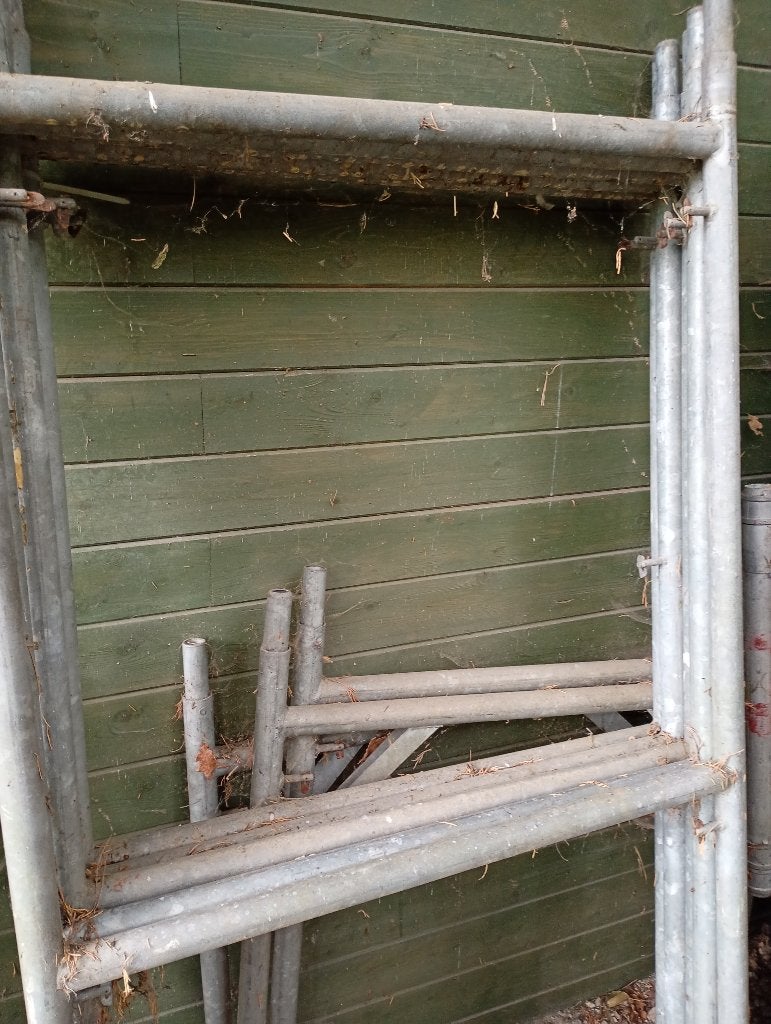 Buizen stelling, Ophalen, Gebruikt, Gevelsteiger, 5 meter of hoger