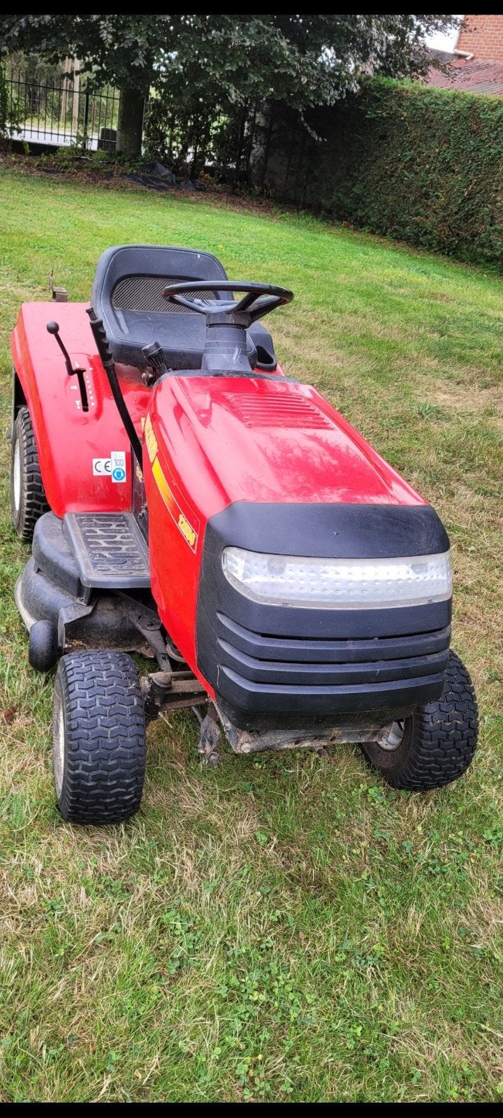 Tracteur tondeuse, Enlèvement