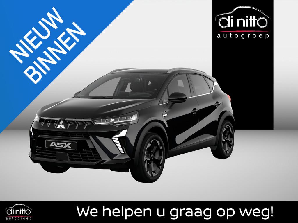 Mitsubishi ASX 1.2 Turbo Intense+, Auto's, 1199 cc, Leder en Stof, Zwart, Bedrijf