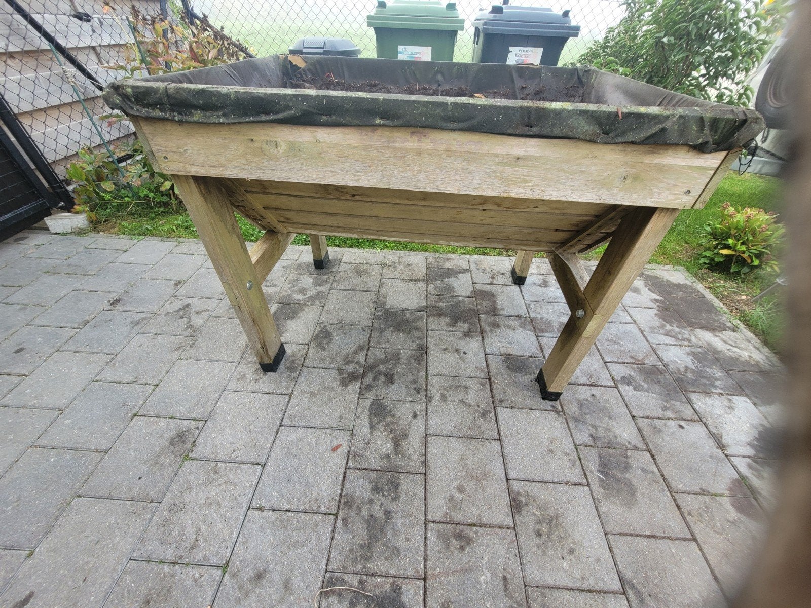groentenbak voor in de tuin, Tuin en Terras, Ophalen, Gebruikt, Hout