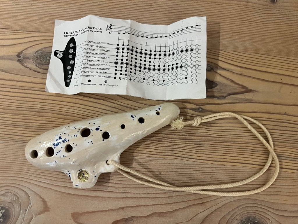 Ocarina Concertare C, Ophalen, Zo goed als nieuw, Overige soorten, Met koffer of draagtas