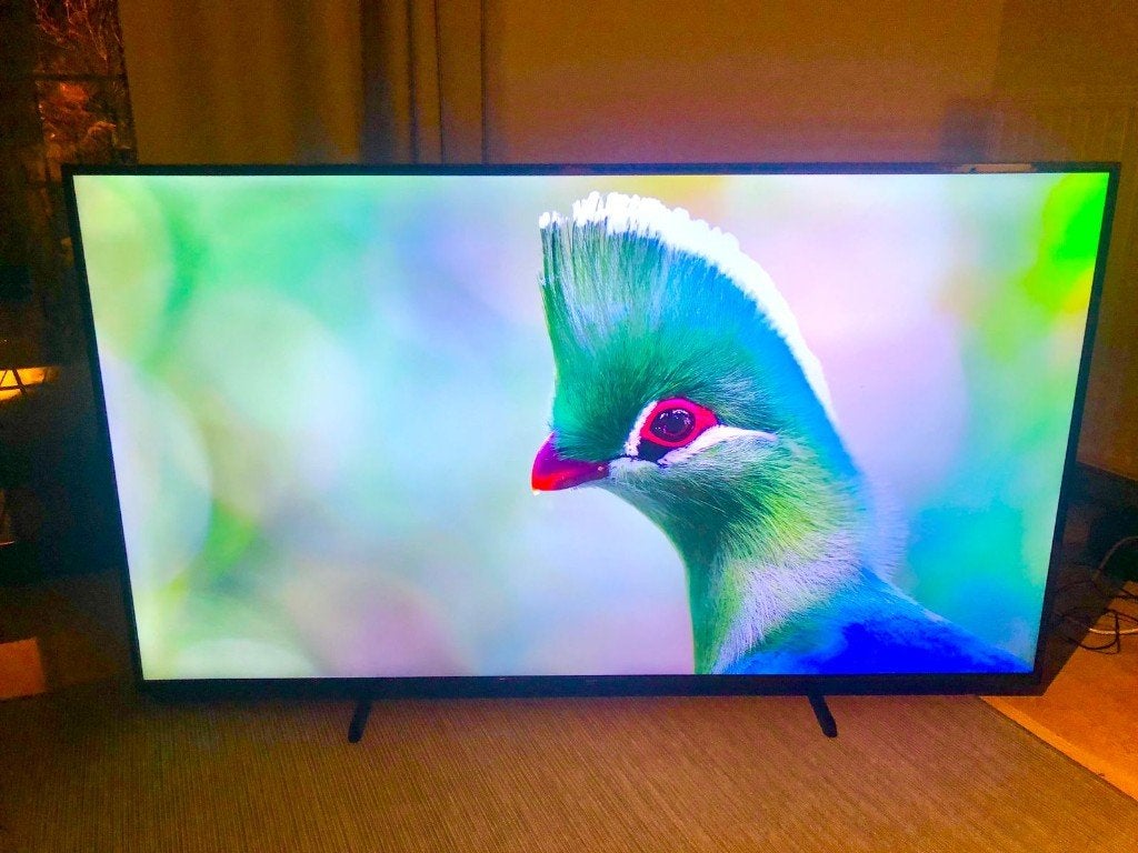 50 inch Philips 4K tv met 3 side ambilight ! not samsung, Ophalen, Philips, 100 cm of meer, 4k (UHD)