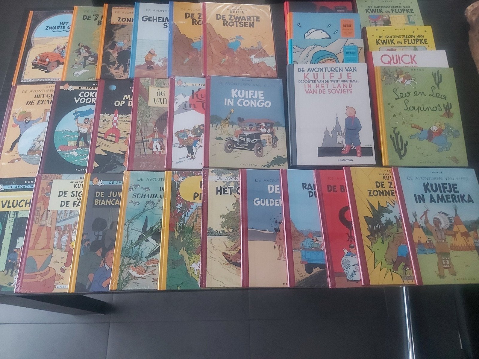 Kuifje - 23 eerste druk facsimilé uitgaves, Boeken, Complete serie of reeks, Ophalen, Nieuw, Hergé
