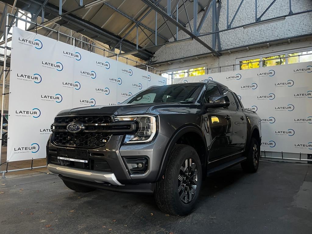 Ford Ranger PHEV A10 e-4WD Wildtrak Carbonized Grey + elekt, Auto's, Automaat, 281 pk, Gebruikt, Euro 6
