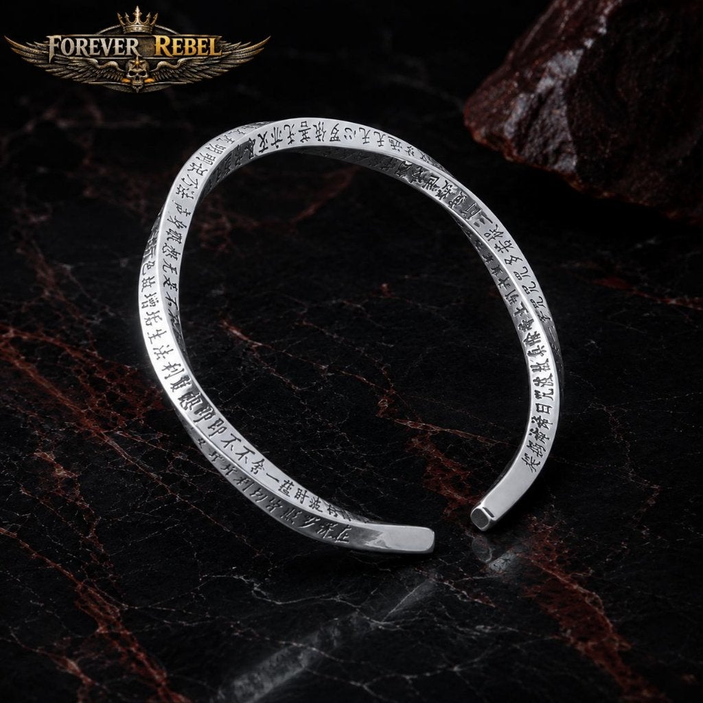 The Forgotten Script - 925 Zilver, Bijoux, Sacs & Beauté, Bracelets, Envoi, Neuf, Argent, Argent