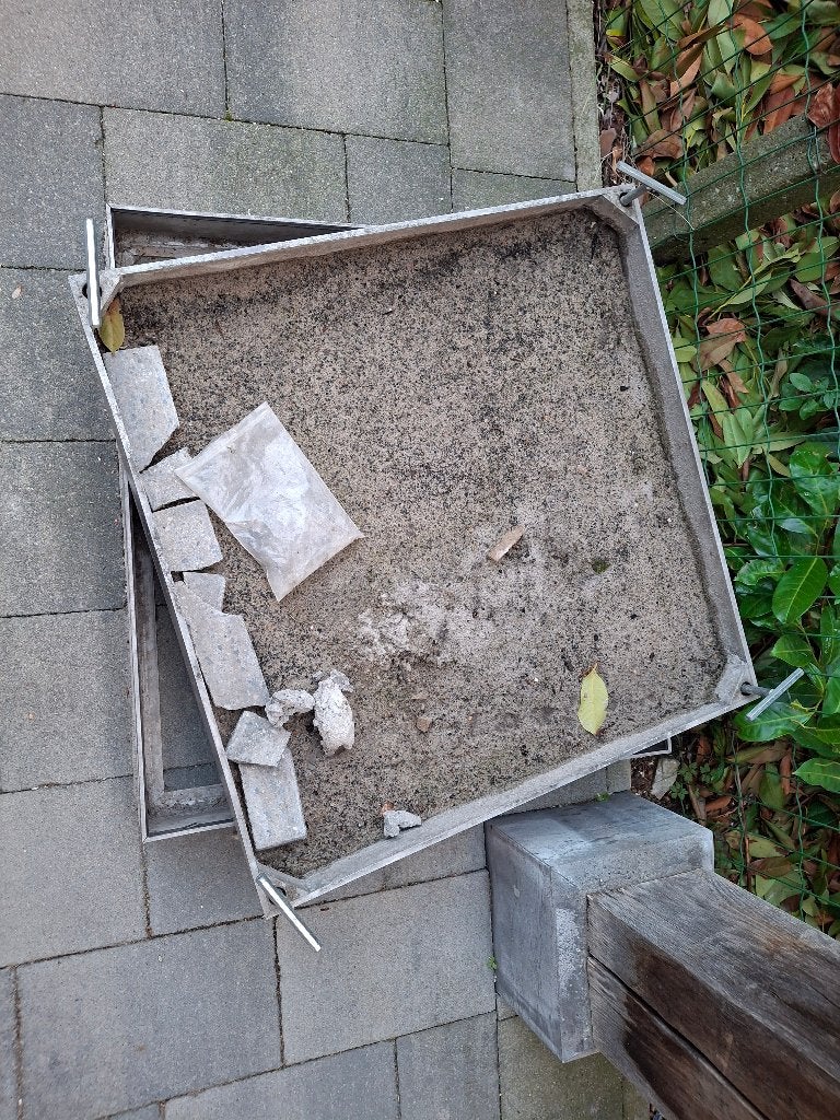 Klinker deksel 90 x 90 cm, Jardin & Terrasse, Enlèvement, Utilisé, Briques