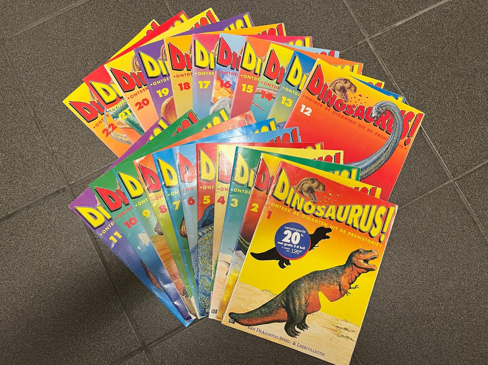 Reeks boeken Dinosaurus, Boeken, Dieren en Huisdieren, Ophalen, Gelezen, Reptielen of Amfibieën
