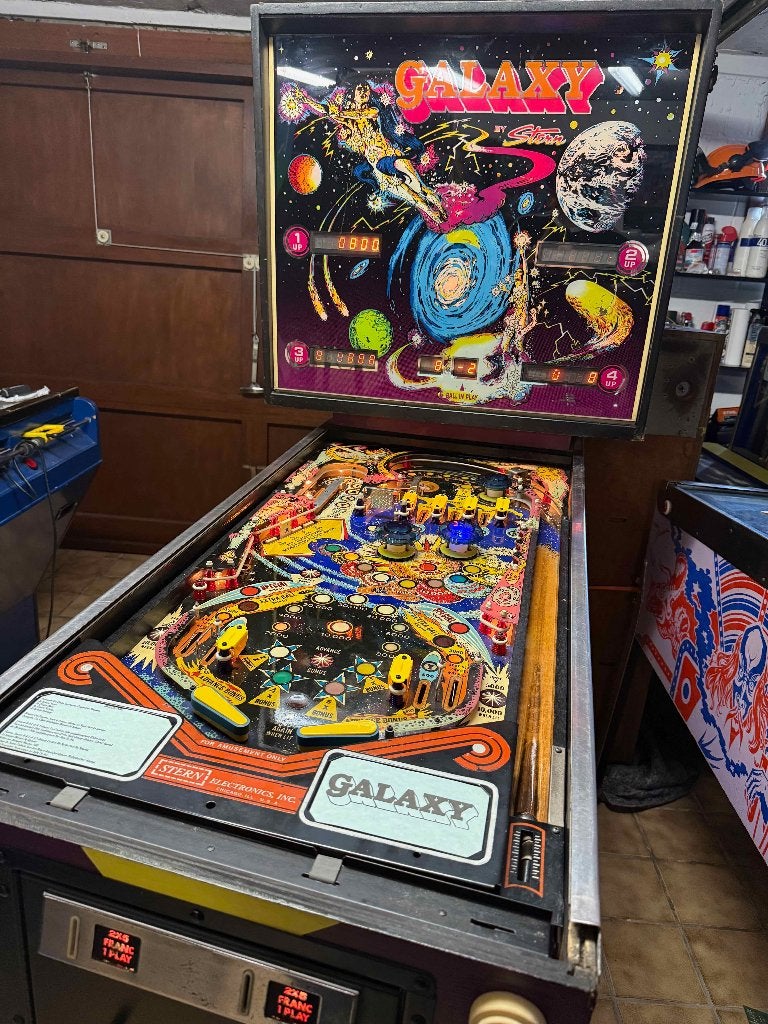 Flipper Stern Galaxy 1980, Collections, Enlèvement, Utilisé, Électronique, Flipper (jeu)