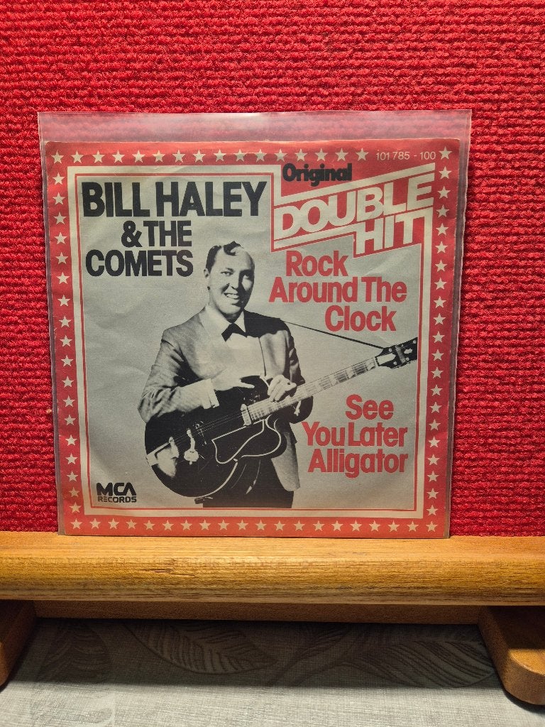 bill haley, Gebruikt, 7 inch, Ophalen of Verzenden, Beschermende buitenhoes