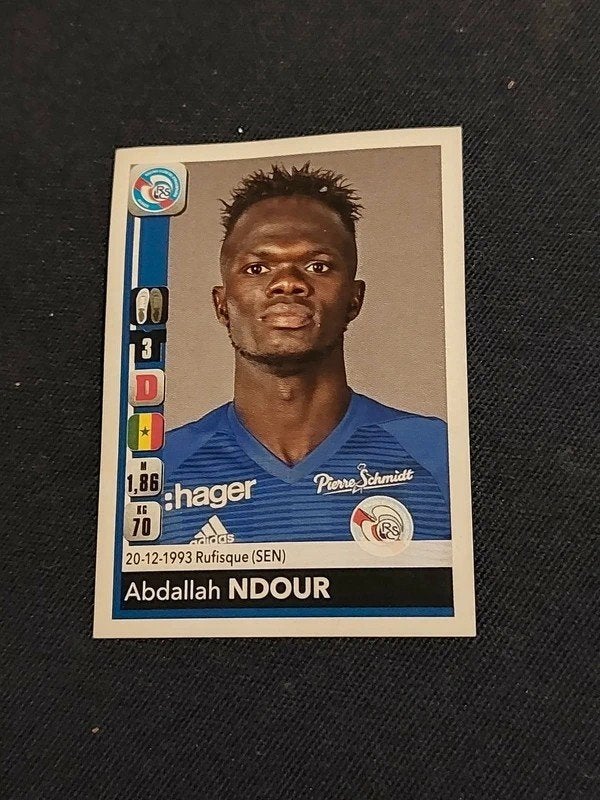 Panini / Sticker / Abdallah Ndour / RC Strasbourg Alsace, Enlèvement ou Envoi, Neuf, Affiche, Image ou Autocollant