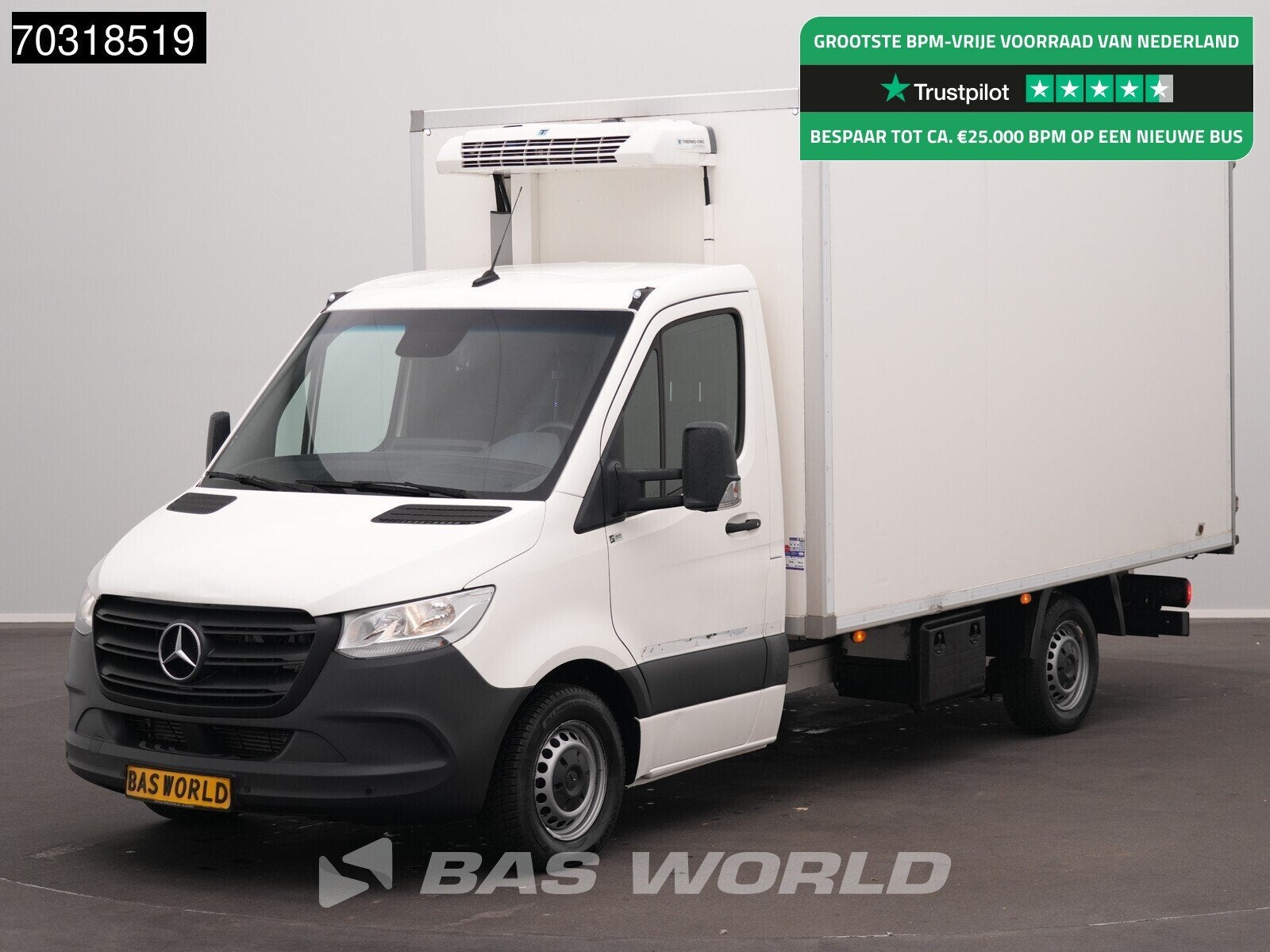 Mercedes Sprinter 314 CDI Automaat Koelwagen Thermo King V-2, Autos, Achat, Euro 6, Entreprise, 3 places