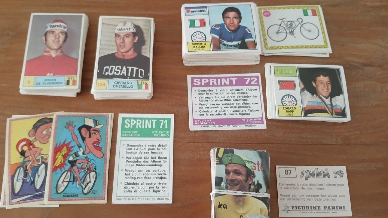 panini sricker sprint 71 72 79, Ophalen of Verzenden, Gebruikt