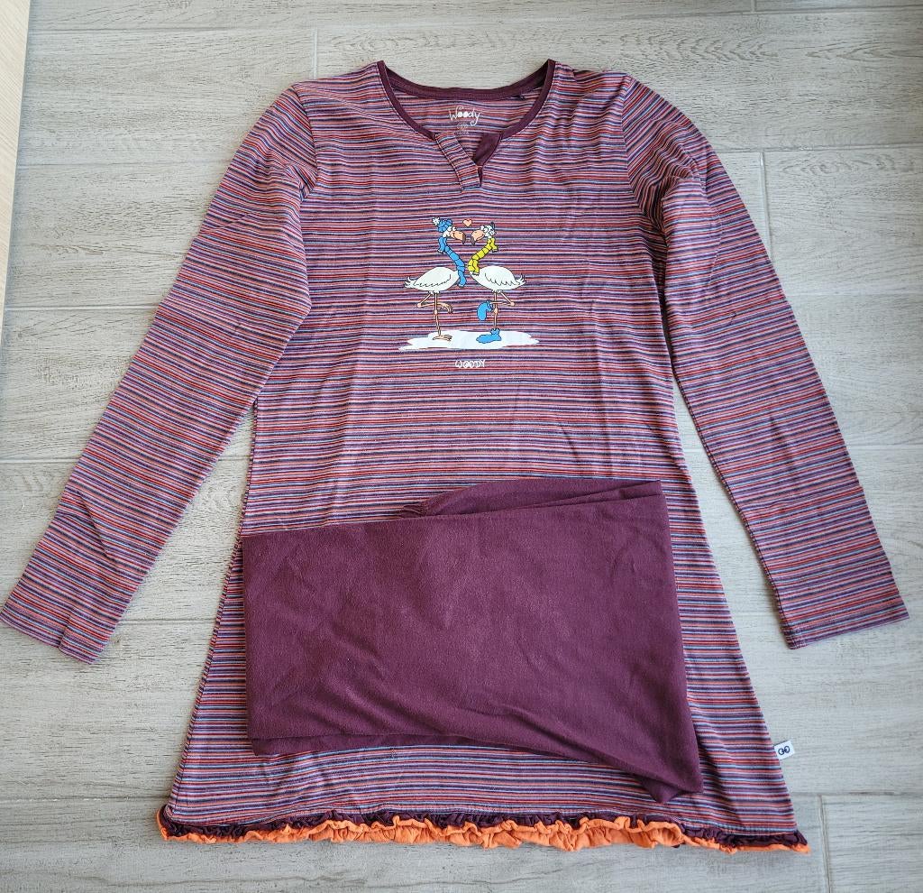 Pyjama chaud « Pelican » - Woody - taille 164, Enlèvement ou Envoi, Comme neuf, Vêtements de nuit ou Sous-vêtements, Fille