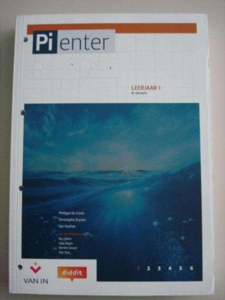 Pienter Leerjaar 1 A-Stroom Van In 2017, Comme neuf, Van In, Secondaire, Mathématiques A