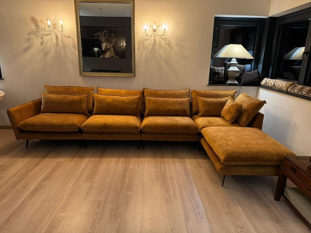 NIEUWE LUXE BANK Elementen bankstel van PTMD hoekbank ZETEL, Ophalen, Overige maten, 75 tot 100 cm, Rechte bank