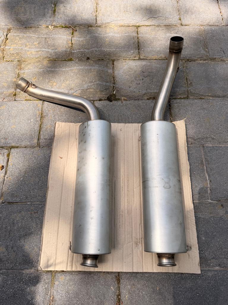 Ducati 916 originele uitlaten, Ophalen, Gebruikt