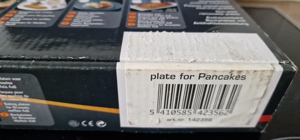 Fritel plate for pancakes, Ophalen, Zo goed als nieuw