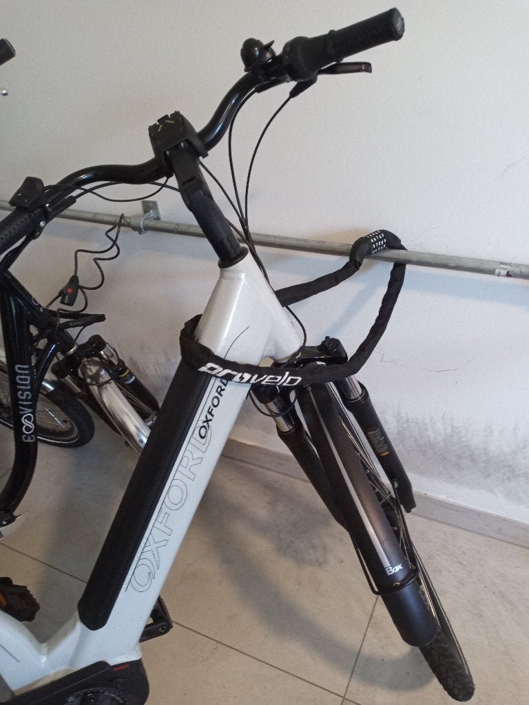 2 Dezelfde Electrische Oxford-Dames-Fietsen (Wit & Zwart), Versnellingen, Zo goed als nieuw, Minder dan 47 cm, Schijfrem