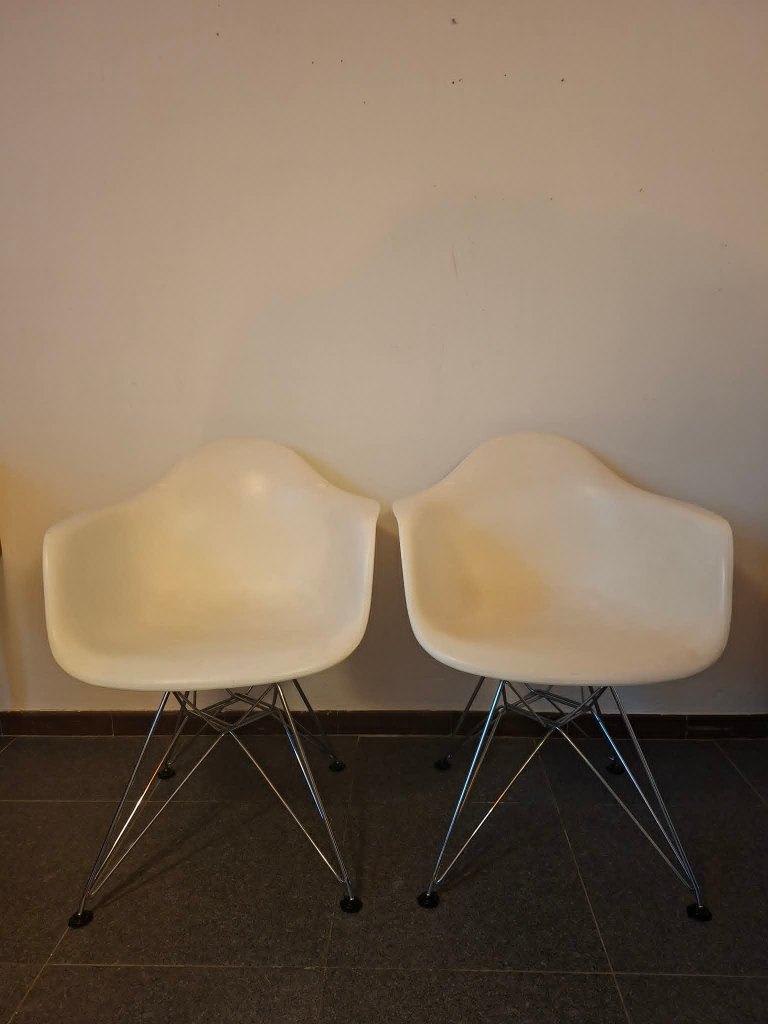 Set van 4 replica Eames stoelen, Design, Métal, Enlèvement, Utilisé