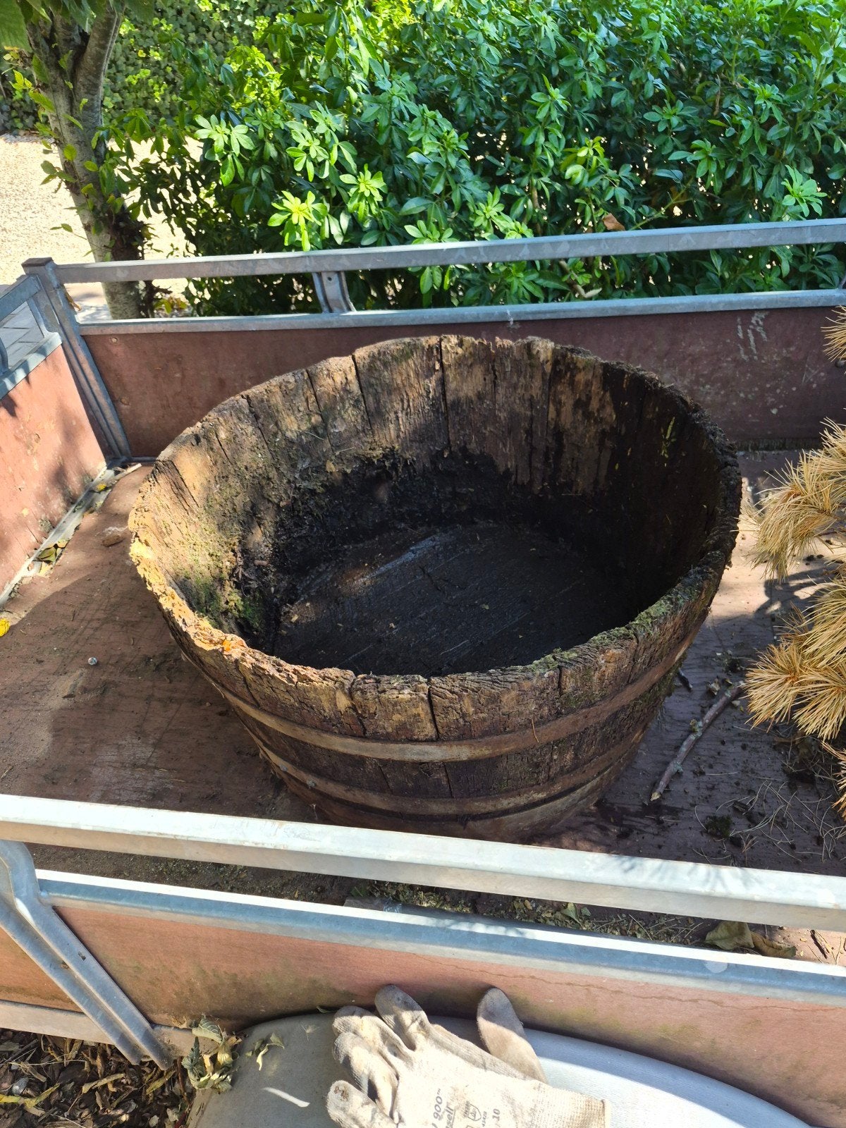 wijnvat kuip 1/4, Ophalen