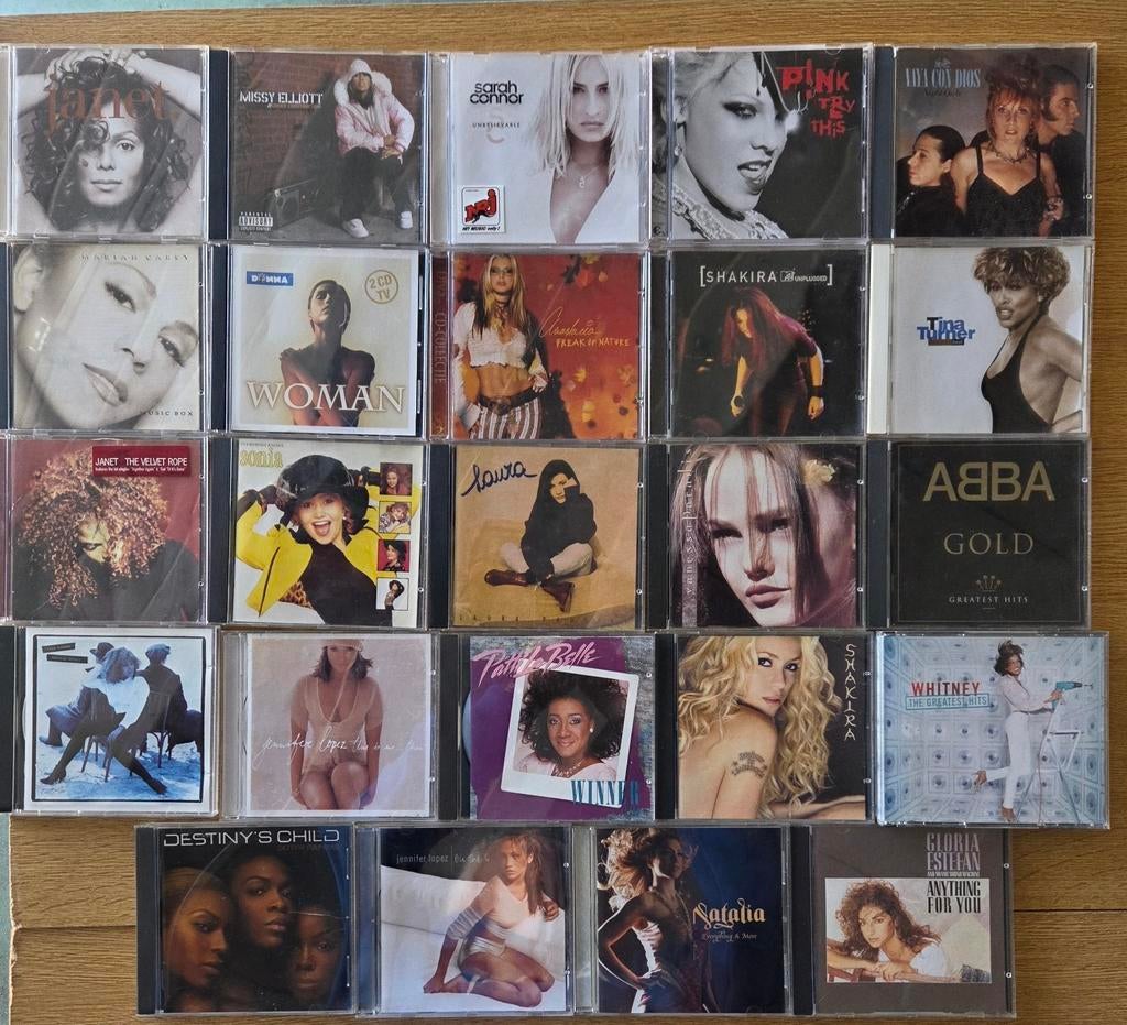 Lot cd's pop vrouwen 3, Enlèvement ou Envoi