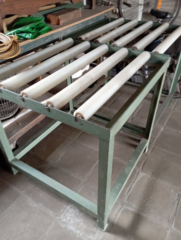 rollenbaan voor zaagmachine, Ophalen, Gebruikt