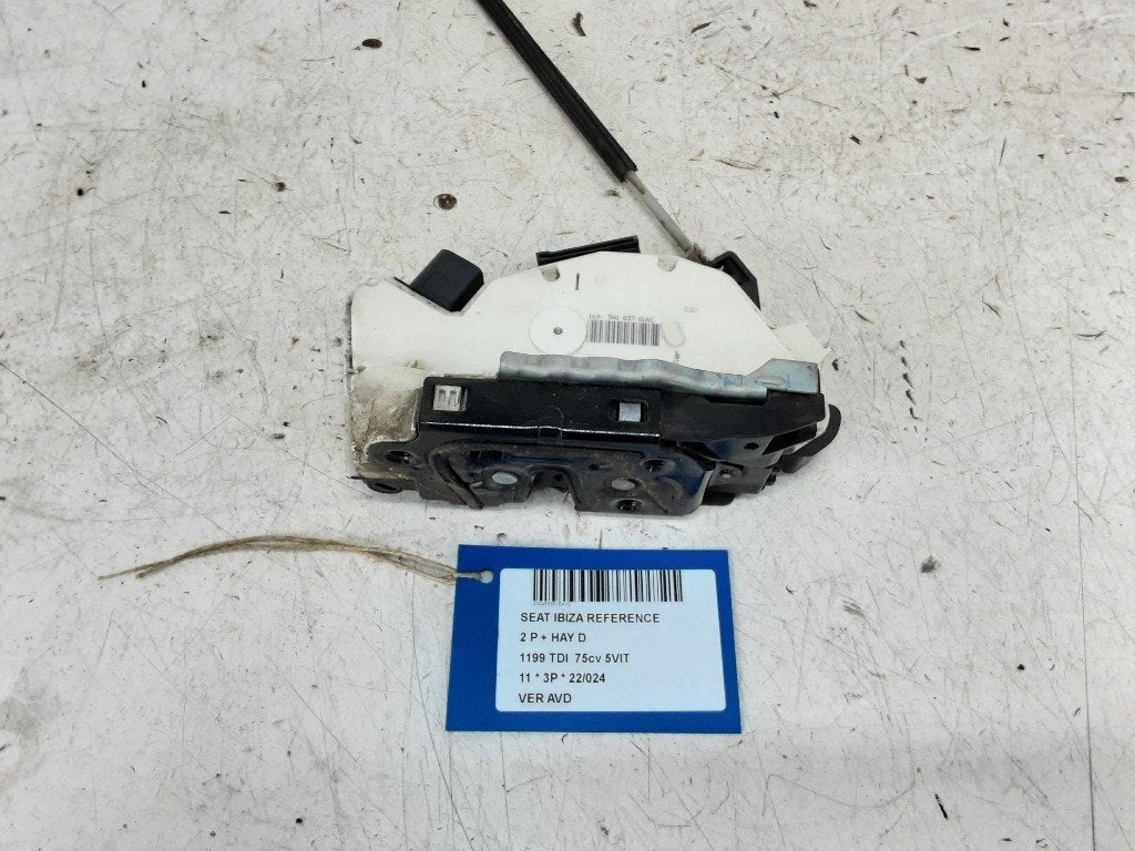 PORTIERSLOT RECHTS VOOR Seat Ibiza IV SC (6J1) (5N1837016C), Auto-onderdelen, Carrosserie, Seat, Voor, Rechts, Gebruikt