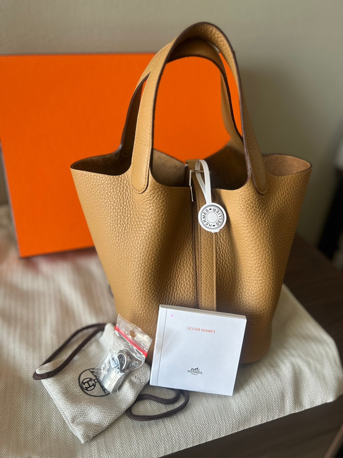 Hermes Picotin 18, Handtassen en Accessoires, Tassen | Damestassen, Ophalen, Zo goed als nieuw