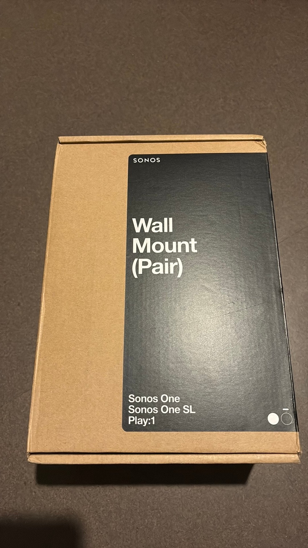 Sonos Wall Mount Pair - Zwart - Nieuw, Audio, Tv en Foto, Ophalen of Verzenden, Nieuw