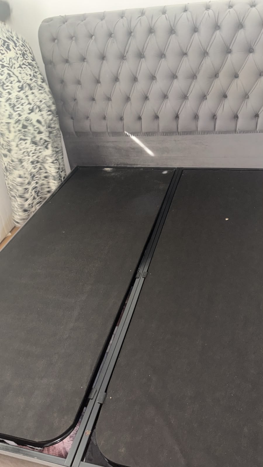 Fauteuil gris 1m80 sur 200cm, Enlèvement, Comme neuf, Gris