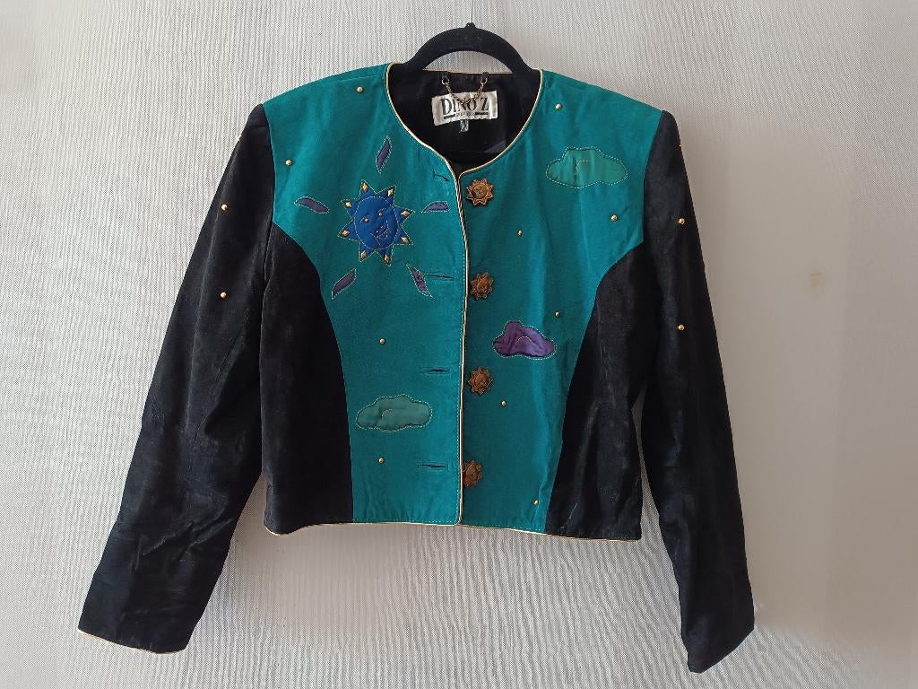 Vintage jas DINO'Z jaren 80, Kleding | Dames, ANDERE, Overige kleuren, Maat 42/44 (L), Ophalen of Verzenden