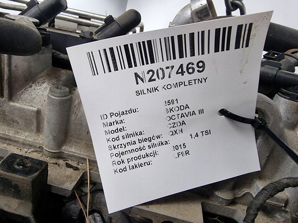 Moteur CZDD Complet AUDI A1 VW SKODA OCTAVIA GOLF, Envoi, Utilisé, Skoda