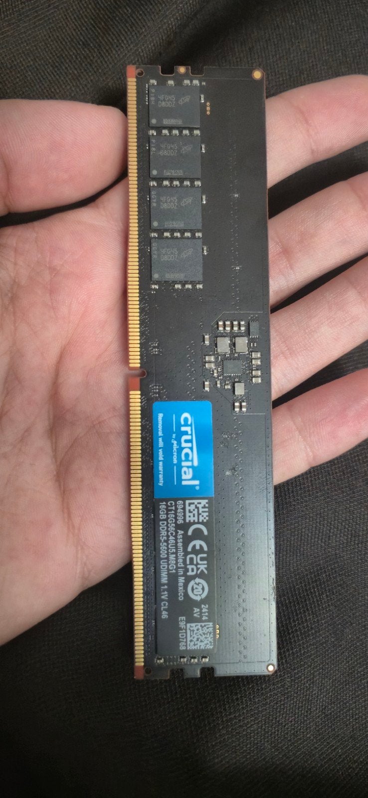 H610 + wifi + 16go ddr5, Informatique & Logiciels, Cartes mères, DDR5
